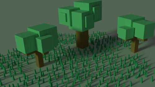 Cubic Tree Scene preview image